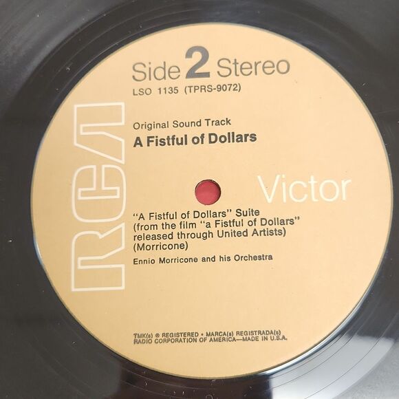 Clint Eastwood A Fistful of Dollars Original Soundtrack Recording Vintage Vinyl - Picture 8 of 9